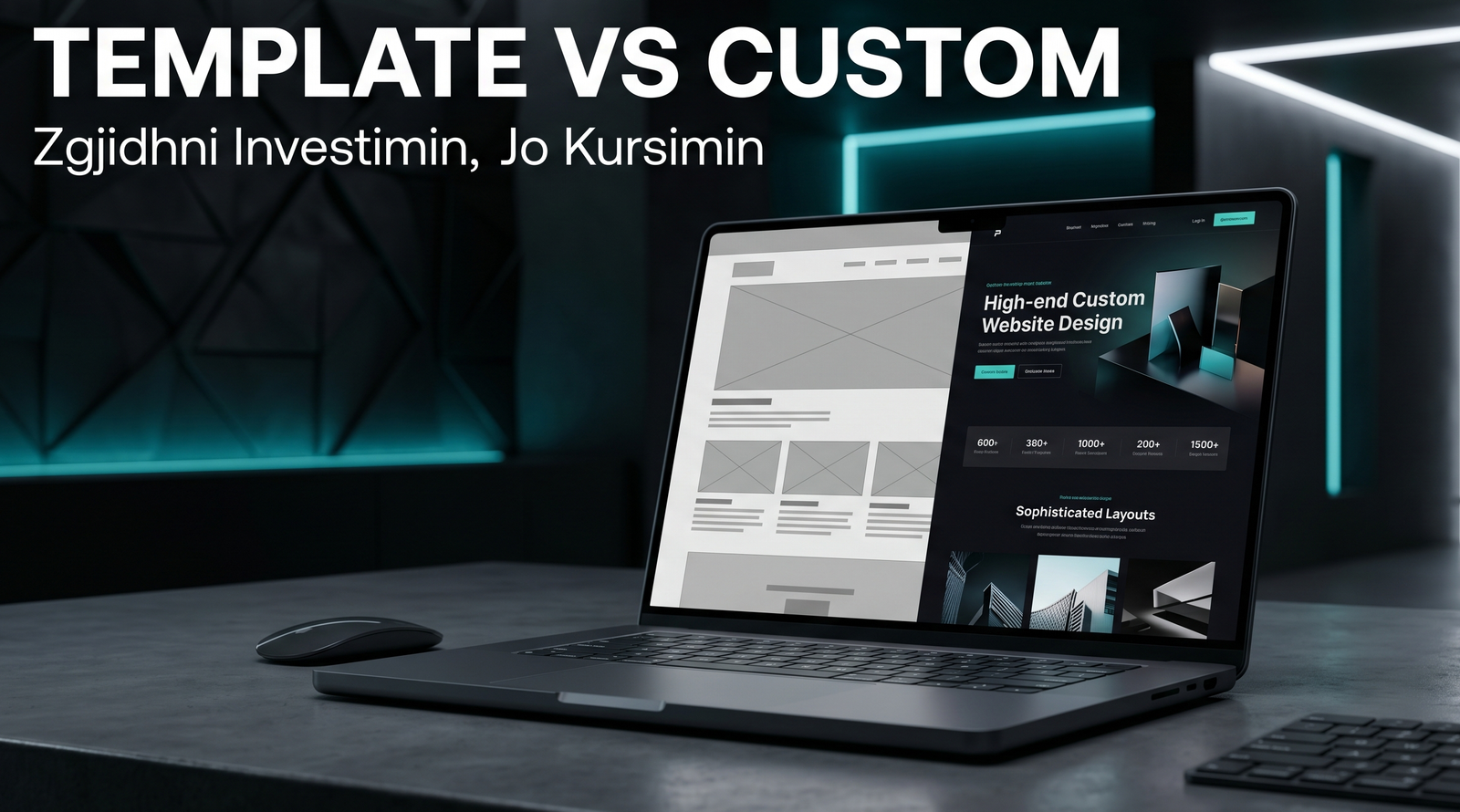 Template vs. Custom Website: Pse Ndërtimi i Lirë Mund T'ju Kushtojë Shtrenjtë