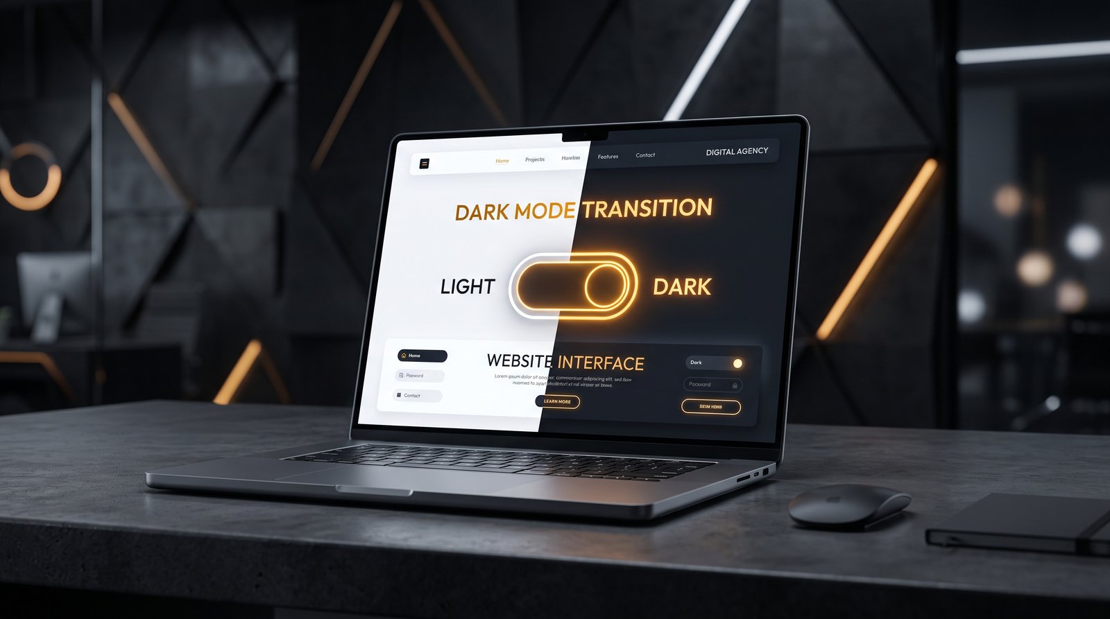 Ana e Errët e Dizajnit: Pse "Dark Mode" Është Standardi i Ri i Luksit për Website-in Tuaj